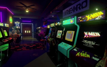 PC Desktop Retro Arcade Room Desktop