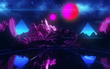 PC Desktop Broken Retro Vaporwave 3