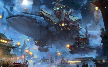 PC Desktop Live DesktoPC Desktopomliyue Whale Airship Desktop