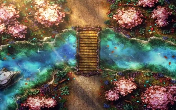 PC The Bridge On Cherry Blossom Lane Desktop