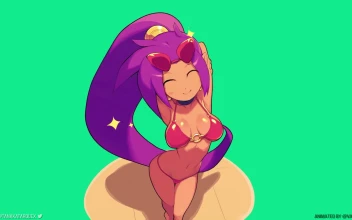 PC Shantae In Red Bikini Desktop