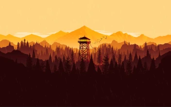 Firewatch The Tower Orange