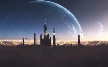 Skyscraper Above Clouds for PC