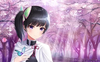 Kanao Tsuyuri And The Butterfly Kimetsu No Yaiba HD For PC