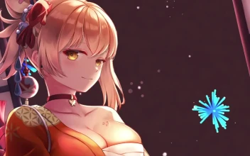 Yoimiya Fireworks Genshin Impact HD For PC