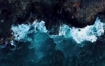 Wild Ocean Water From Above HD For PC