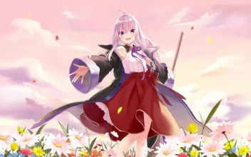 Elaina In The Flowers Field HD For PC