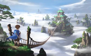 Fantasy Boy Standing On Old Bridge HD For PC