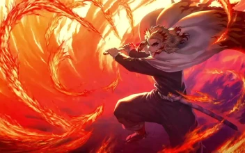 Rengoku Kyoujurou Flame Breathing Kimetsu No Yaiba HD For PC