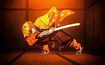Sleeping Zenitsu Attack Kimetsu No Yaiba HD For PC
