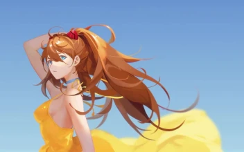 Asuka Summer Dress Evangelion HD For PC