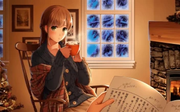 Hina Tachibana Drinking Hot Coffee Domestic Na Kanojo HD For PC