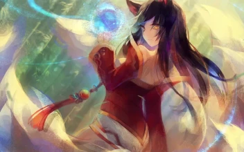 The Nine Tailed Fox Ahri League Of Legends HD For PC