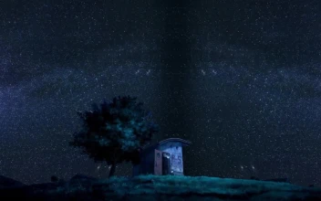 House Under The Starry Night Sky Patema Inverted HD For PC