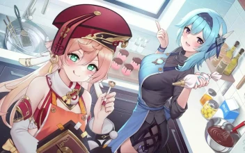 Yanfei Eula Cooking Genshin Impact HD For PC