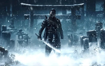 Jin Sakai In The Snow Ghost Of Tsushima HD For PC