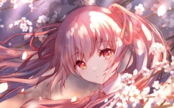 Hatsune Miku Spring Blossoms HD For PC