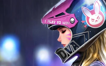 Dva Motorcycle Girl Overwatch HD For PC