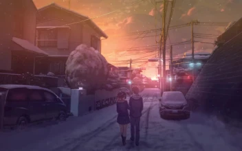 Mitsuha And Taki Walking Together In The Snow Your Name HD For PC