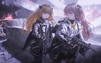 Ump 9 And Ump 45 In A Mission Girls Frontline HD For PC