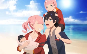 Zero Two And Hiro With Kids Darling In The Franxx HD For PC