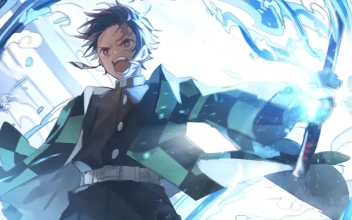 Kamado Tanjiro Holding A Katana Kimetsu No Yaiba HD For PC