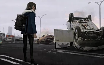 Anime Boy Smoking In The Rain HD For PC