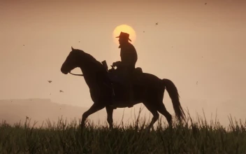 Horse Riding Sunset Red Dead Redemption 2 HD For PC