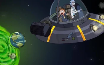 Rick And Morty In The Ufo HD For PC