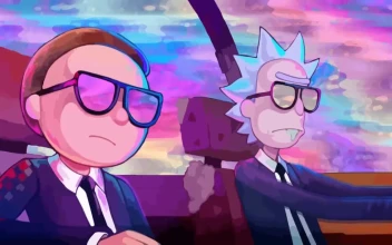 Rick And Morty Riding Car HD For PC