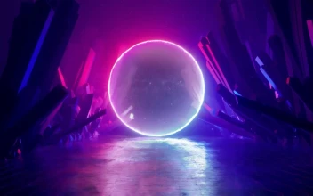 Rainbow Neon Circle HD For PC
