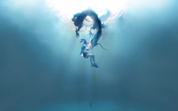 Chihiro Ogino And Haku Underwater Spirited Away HD For PC