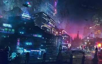 Night City Rain Cyberpunk 2077 HD For PC