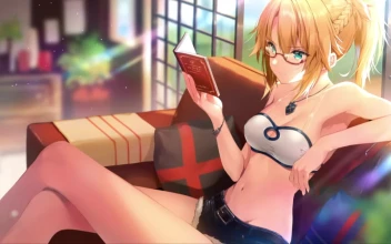 Mordred Reading A Book Fate Grand Order HD For PC