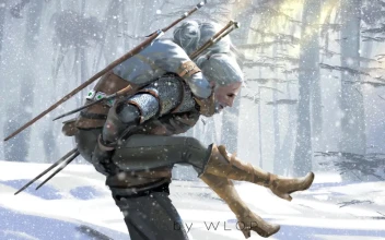 Geralt And Ciri The Witcher 3 HD For PC