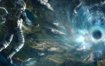 Astronaut Looking At A Black Hole HD For PC