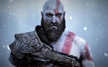 Kratos In The Snow God Of War HD For PC