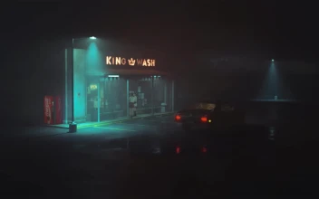 Washing Machine Shop At Night HD For PC