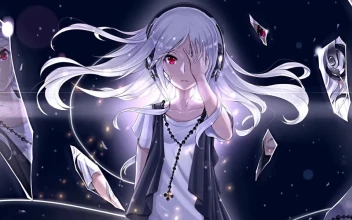 Broken Mirror Anime Girl HD For PC