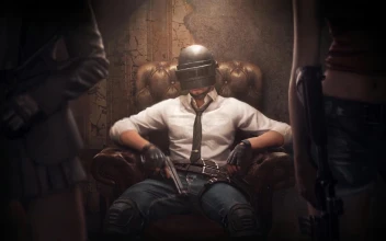 Man Sitting On Sofa Playerunknowns Battlegrounds HD For PC