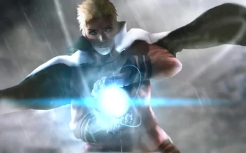 Uzumaki Naruto Using Rasengan In The Rain HD For PC