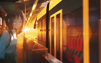 Anime Girl Waiting For Train HD For PC