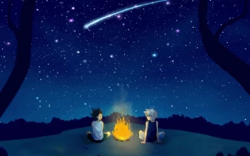 Gon And Killua Campfire Hunter X Hunter HD For PC