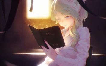 Diana Cavendish Reading Book Little Witch Academia HD For PC