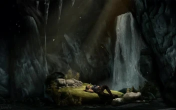 Lara Croft Relaxing In The Cave Lara Croft Tomb Raider HD For PC