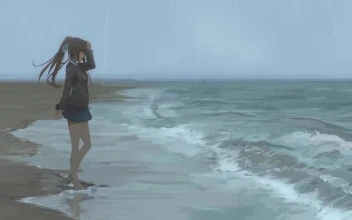 Monika Rainy Day At The Beach Doki Doki Literature Club HD For PC