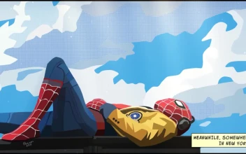 Spider Man Listening To Music At Somewhere In New York HD For PC
