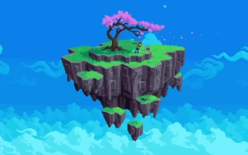 Sky Island Pixel HD For PC