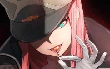 Zero Two Lollipop Darling In The Franxx HD For PC