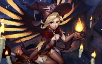 Witch Mercy Overwatch HD For PC